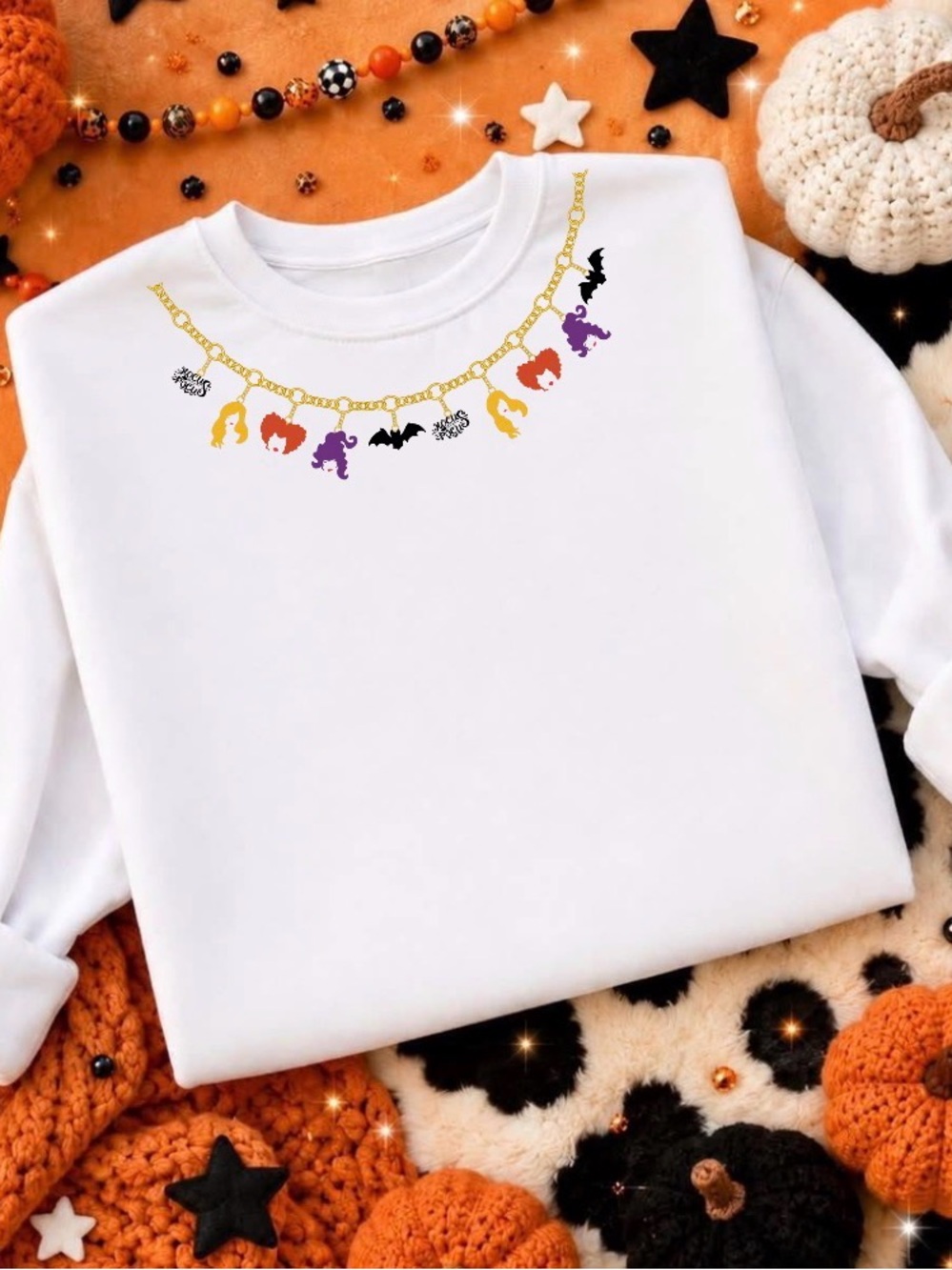 Brand new unisex crewneck sweatshirt hocus Pocus